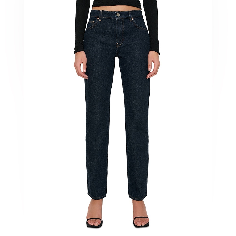 Reformation Greer Mid Rise Straight Jeans